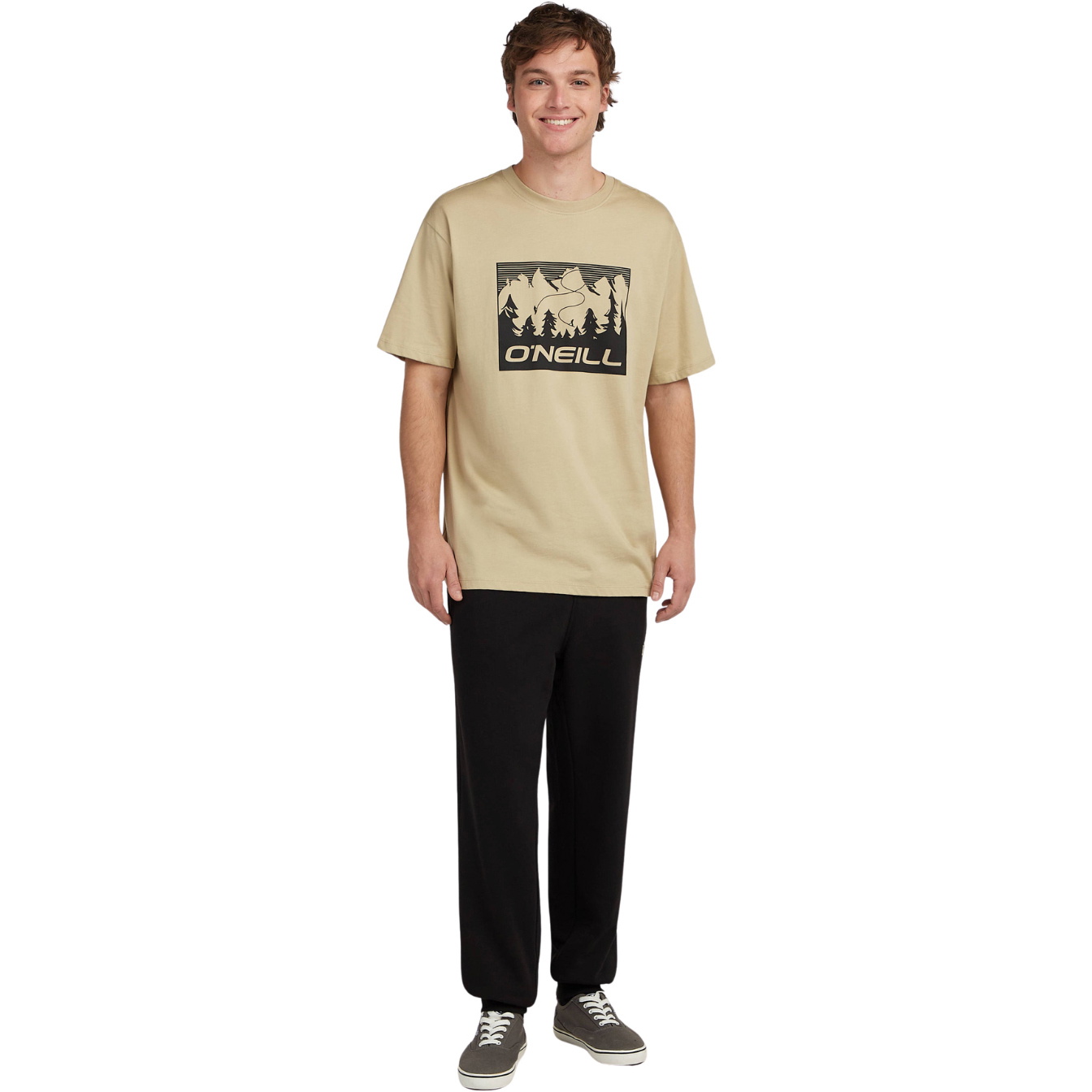 2026 O'Neill Mens Must-Have Front Print T-Shirt 2850393 - Olive Blush